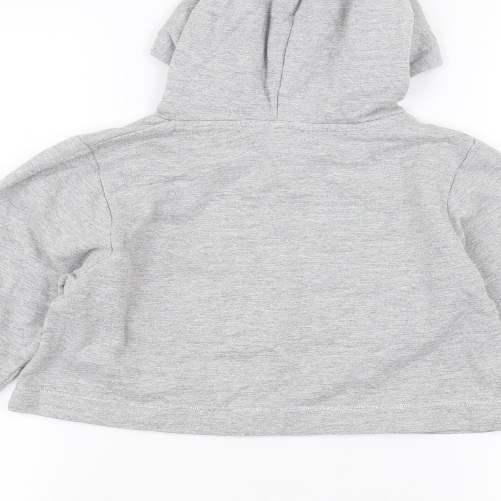 hullabaloo Girls Grey   Pullover Hoodie Size 9-10 Years