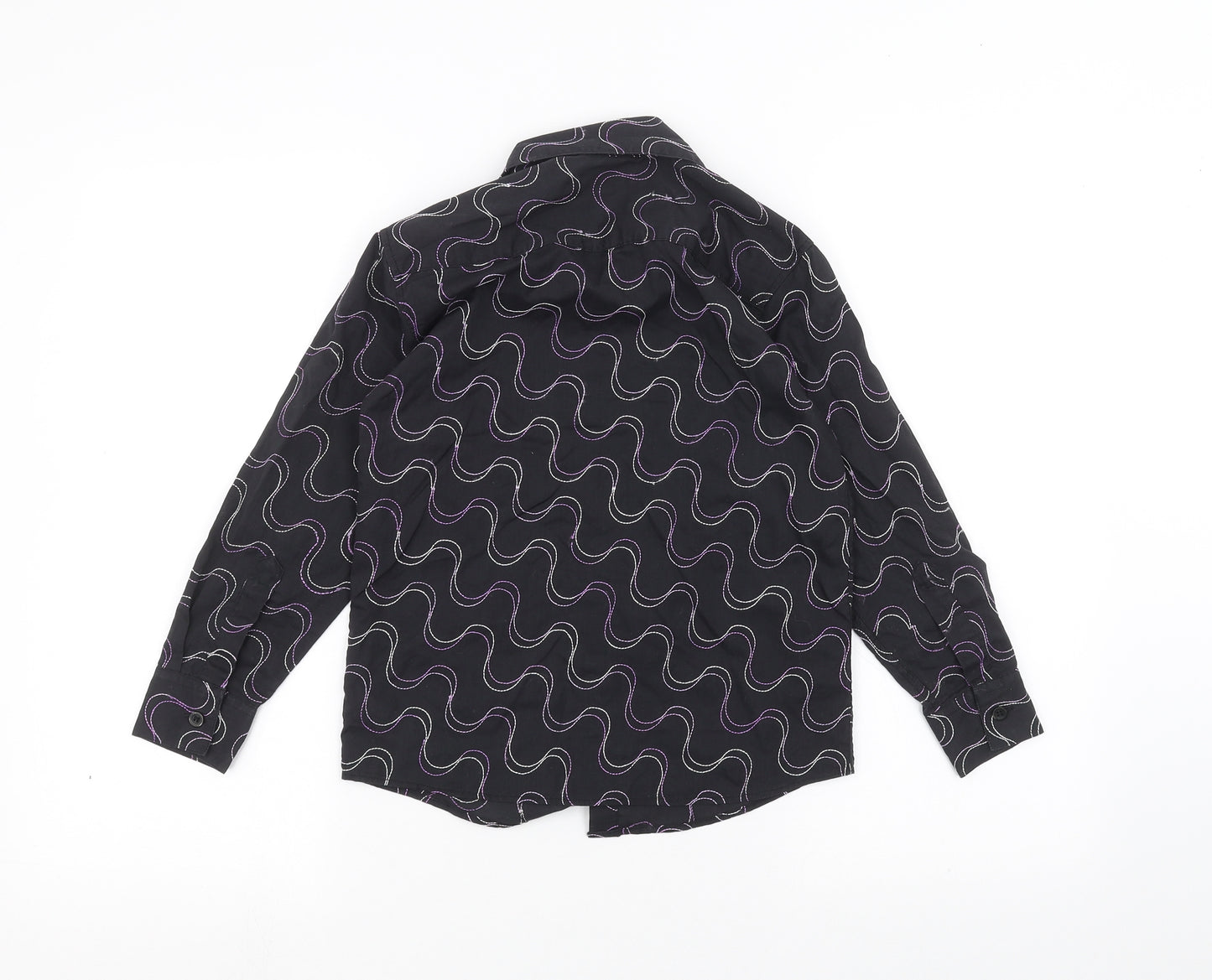 BHS Girls Black   Basic Button-Up Size 7-8 Years