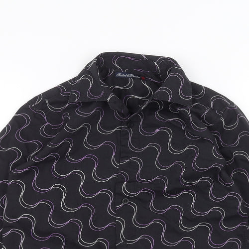 BHS Girls Black   Basic Button-Up Size 7-8 Years
