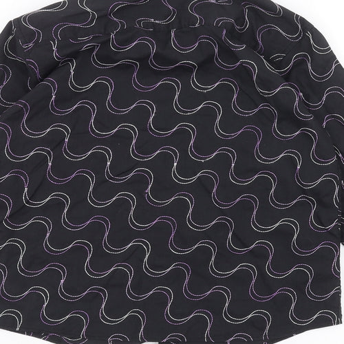 BHS Girls Black   Basic Button-Up Size 7-8 Years