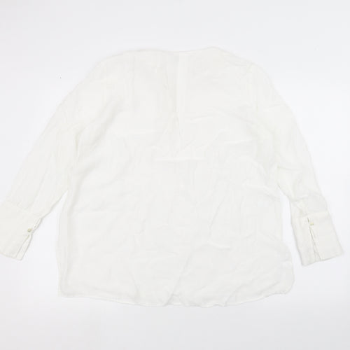 MNG Womens White   Pullover Jumper Size M