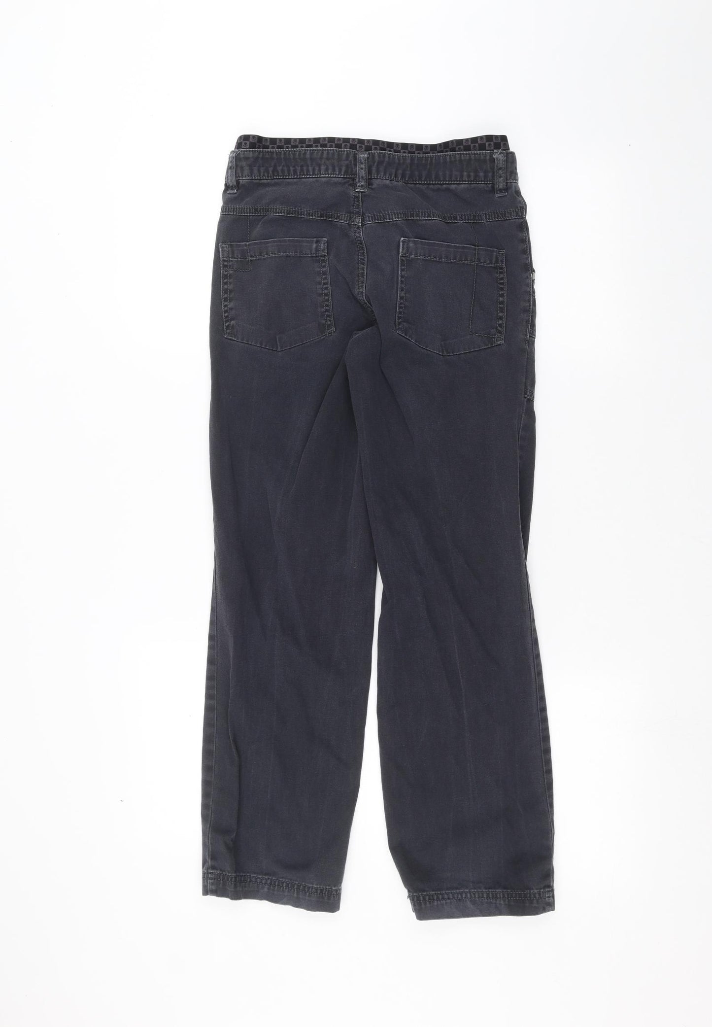 F&F Boys Black   Straight Jeans Size 11-12 Years