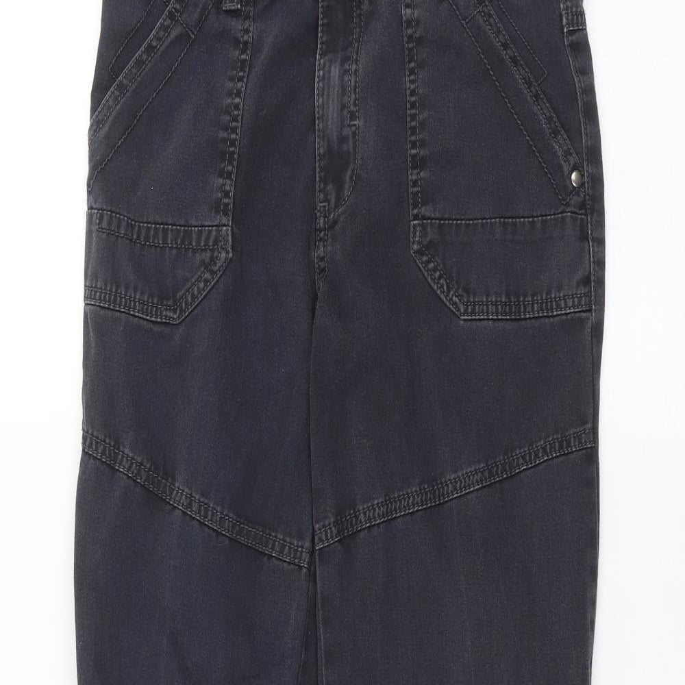 F&F Boys Black   Straight Jeans Size 11-12 Years