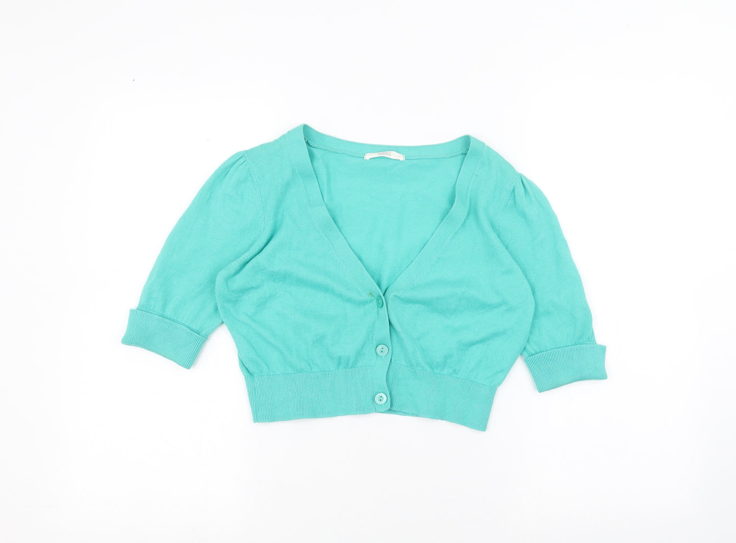 Marks and Spencer Womens Blue   Cardigan Jumper Size 14