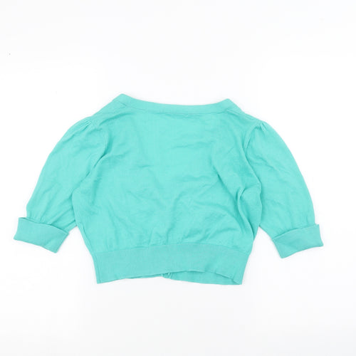 Marks and Spencer Womens Blue   Cardigan Jumper Size 14