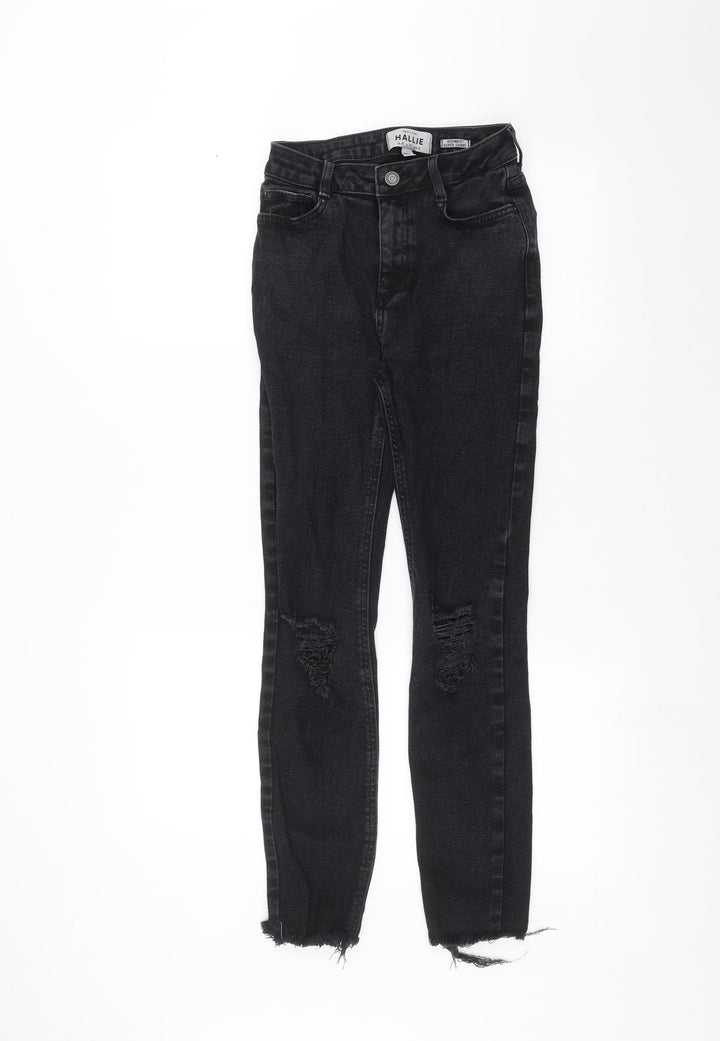 New Look Womens Black Skinny Jeans Size 8 L26 in