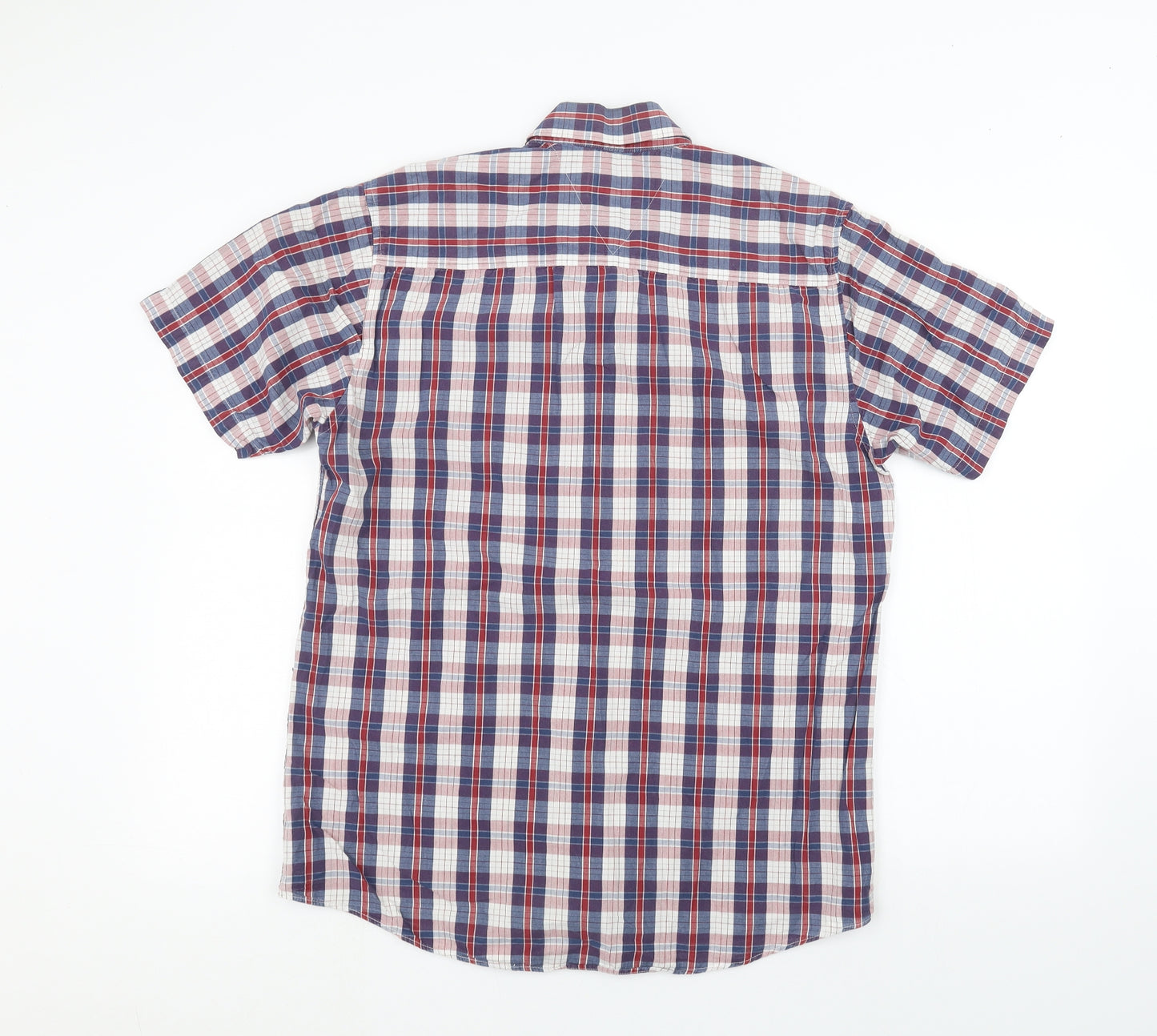Lincoln Mens Blue    Dress Shirt Size S