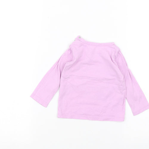 Preworn Baby Purple   Basic T-Shirt Size 0-3 Months
