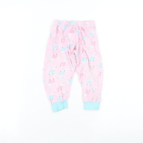 just you Girls Pink   Sweatpants Trousers Size 3-4 Years