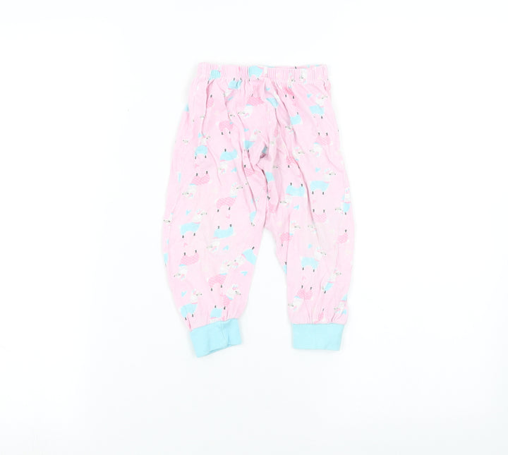 just you Girls Pink   Sweatpants Trousers Size 3-4 Years