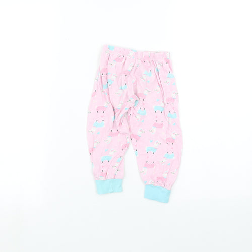just you Girls Pink   Sweatpants Trousers Size 3-4 Years