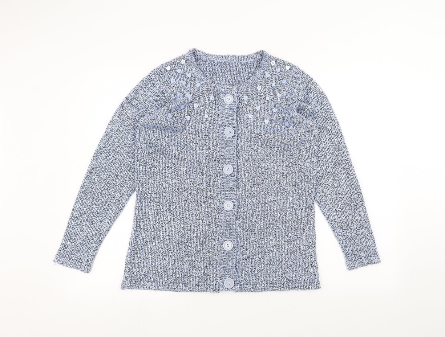 Preworn Womens Blue   Cardigan Jumper Size S