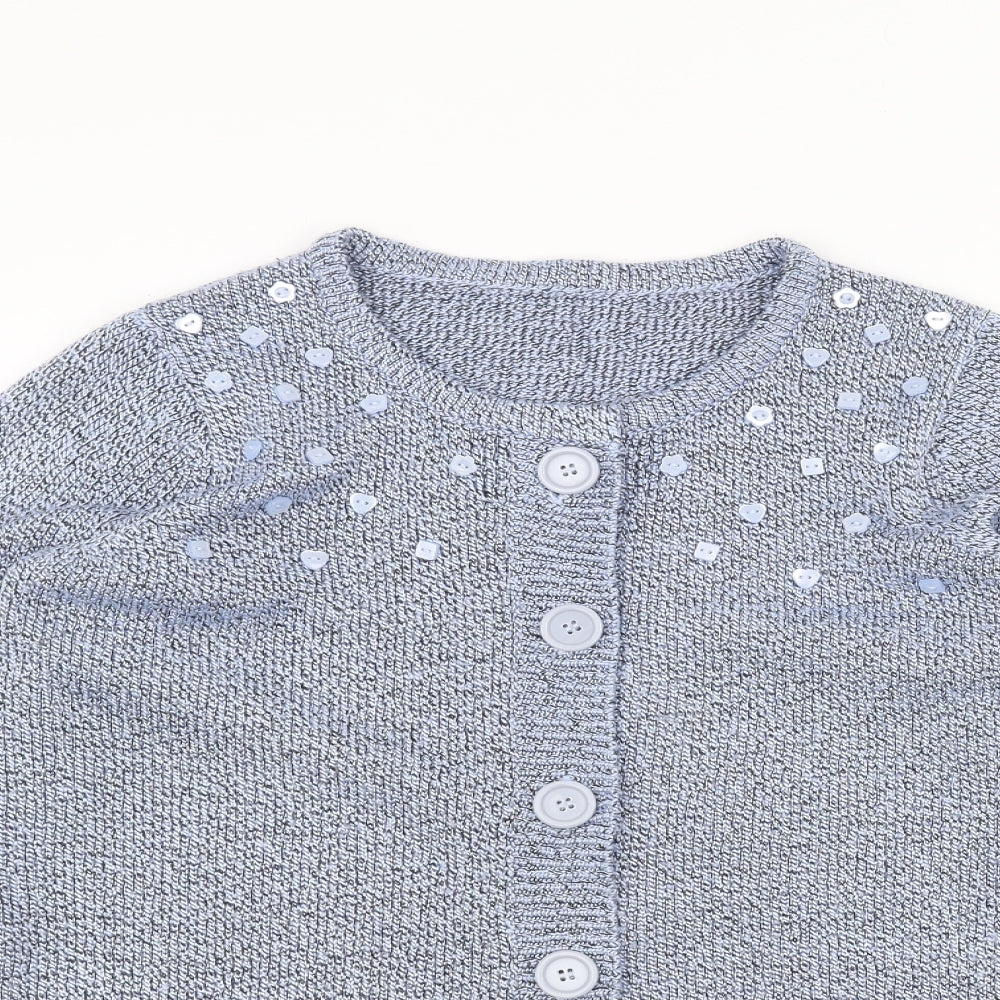 Preworn Womens Blue   Cardigan Jumper Size S