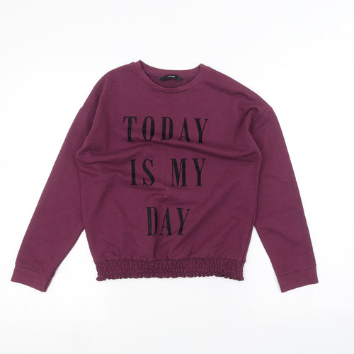 George Girls Purple   Pullover Jumper Size 9-10 Years