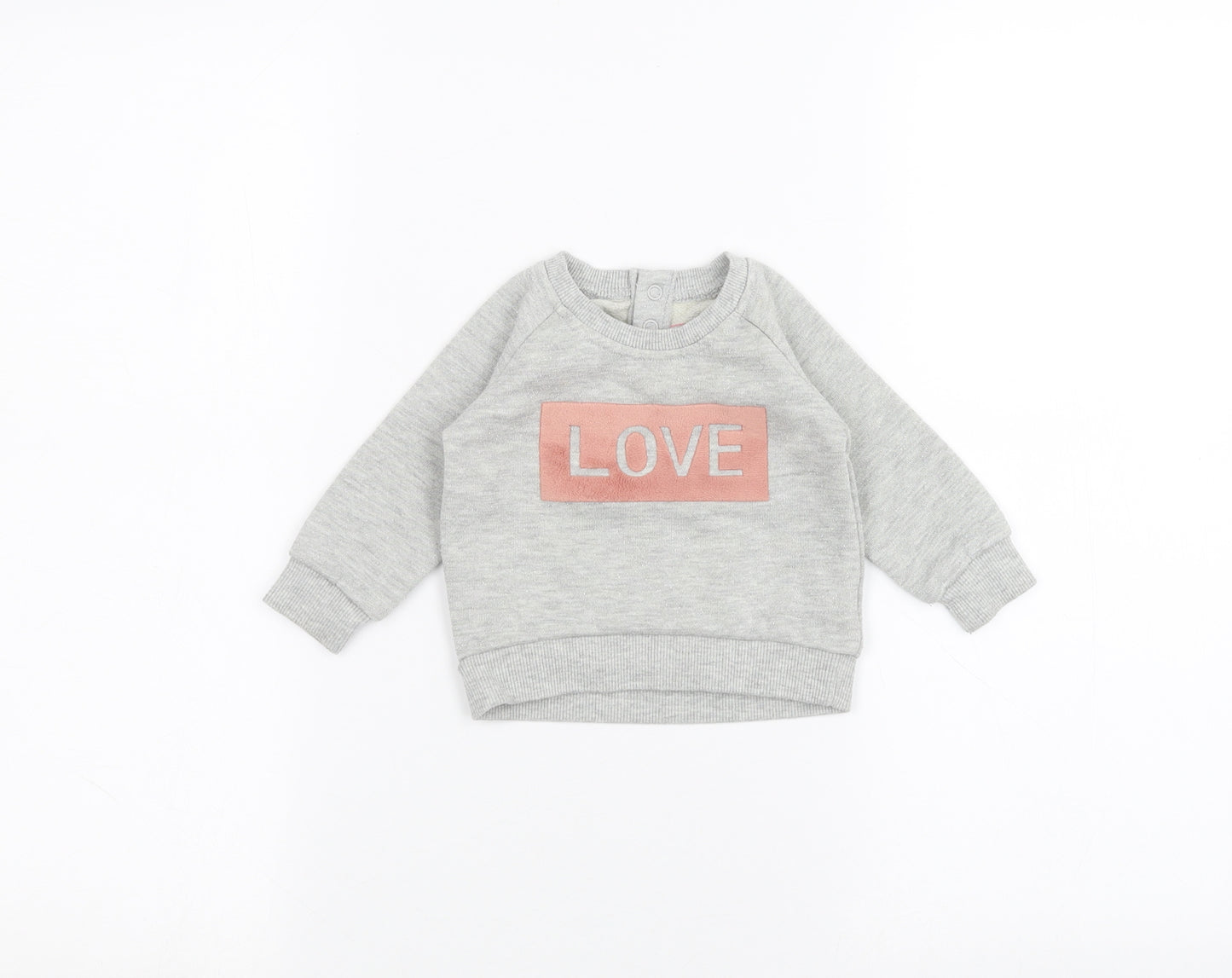 Young Dimension Baby Grey   Pullover Jumper Size 3-6 Months