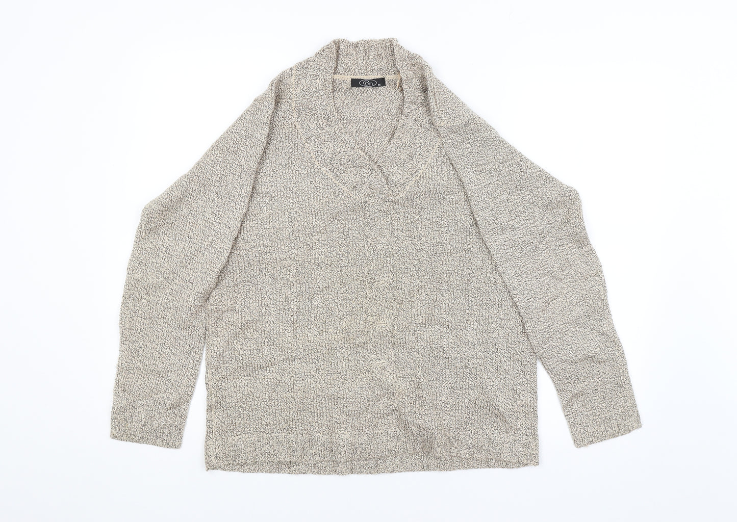 BM Womens Beige   Pullover Jumper Size M