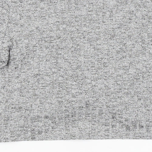 Nutmeg Girls Silver   Pullover Jumper Size 7-8 Years