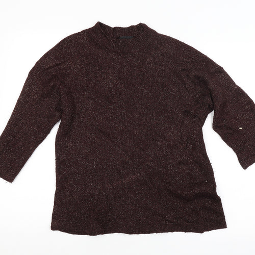 Warehouse Womens Brown   Pullover Jumper Size 10