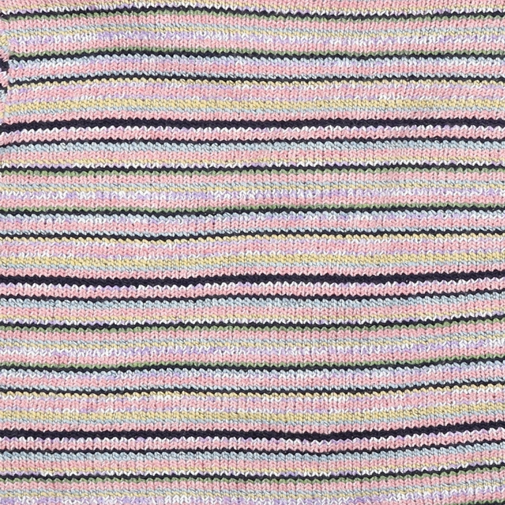 Per Una Womens Multicoloured Striped  Cardigan Jumper Size 14