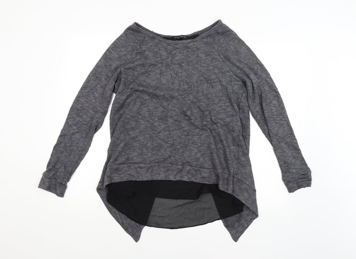 Green Envelope Womens Grey   Pullover Jumper Size M