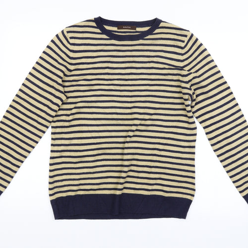 Savoir Womens Multicoloured Striped  Pullover Jumper Size 14