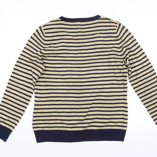 Savoir Womens Multicoloured Striped  Pullover Jumper Size 14