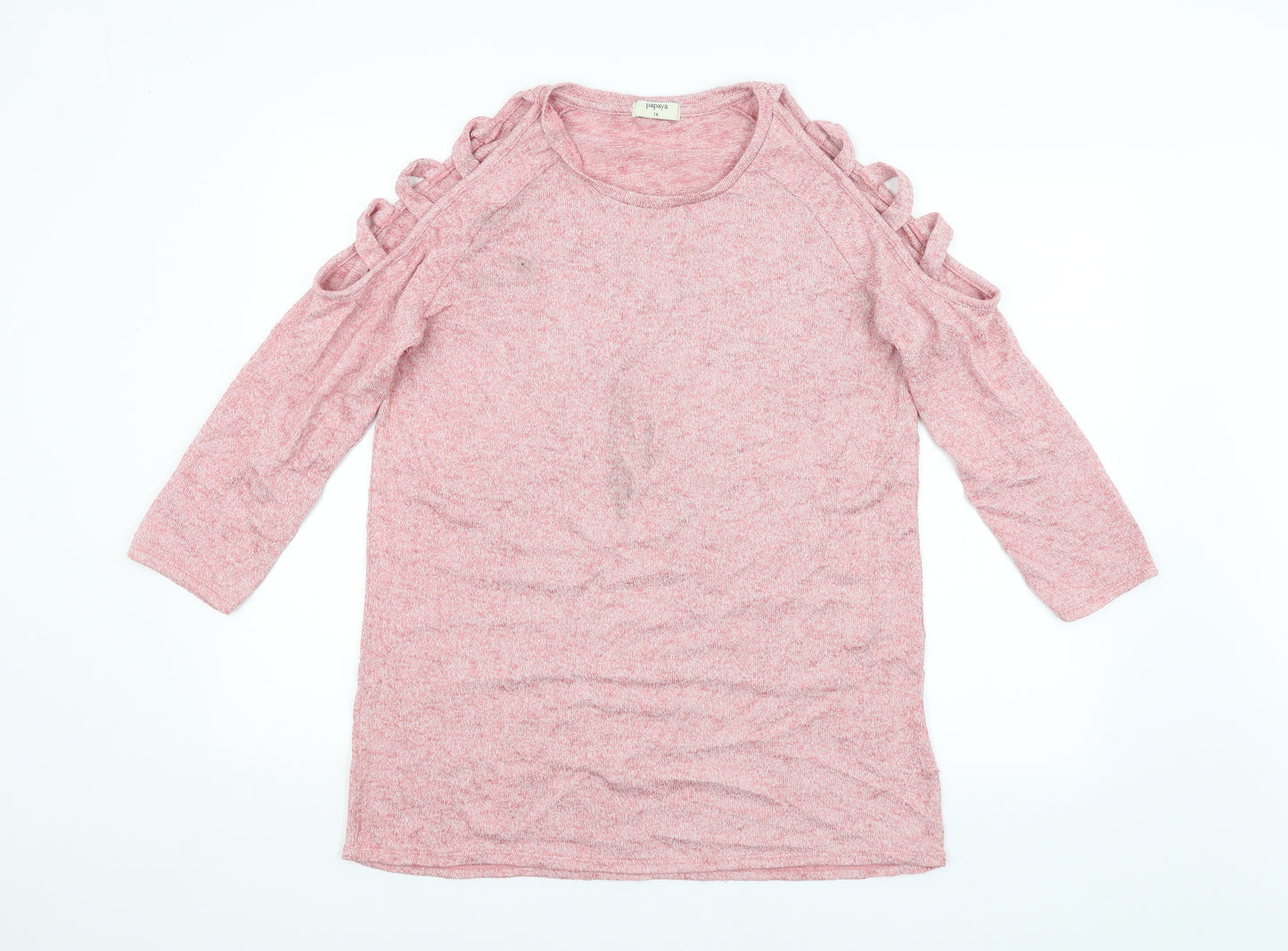 Papaya Womens Pink   Pullover Jumper Size 14