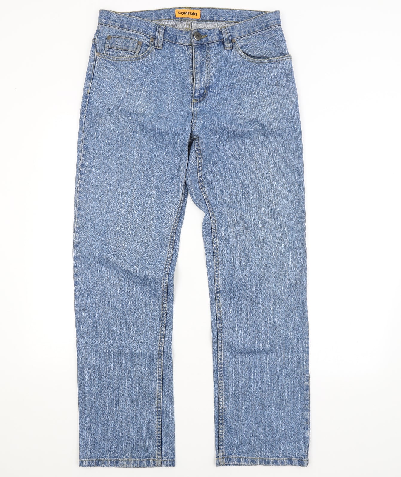 COMFORT Mens Blue   Straight Jeans Size 32 in L31 in
