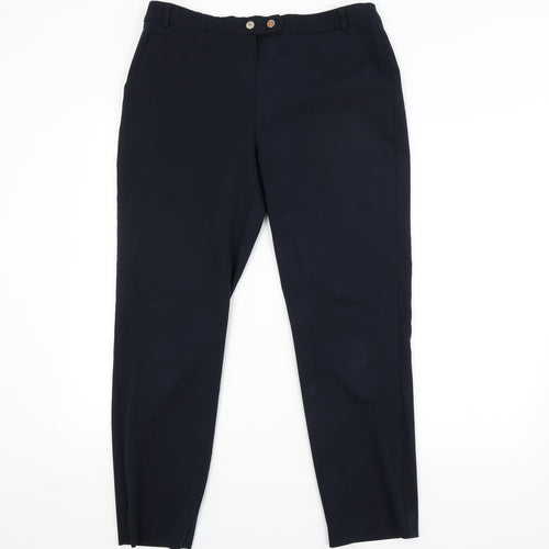 George Womens Blue   Trousers  Size 12 L26 in