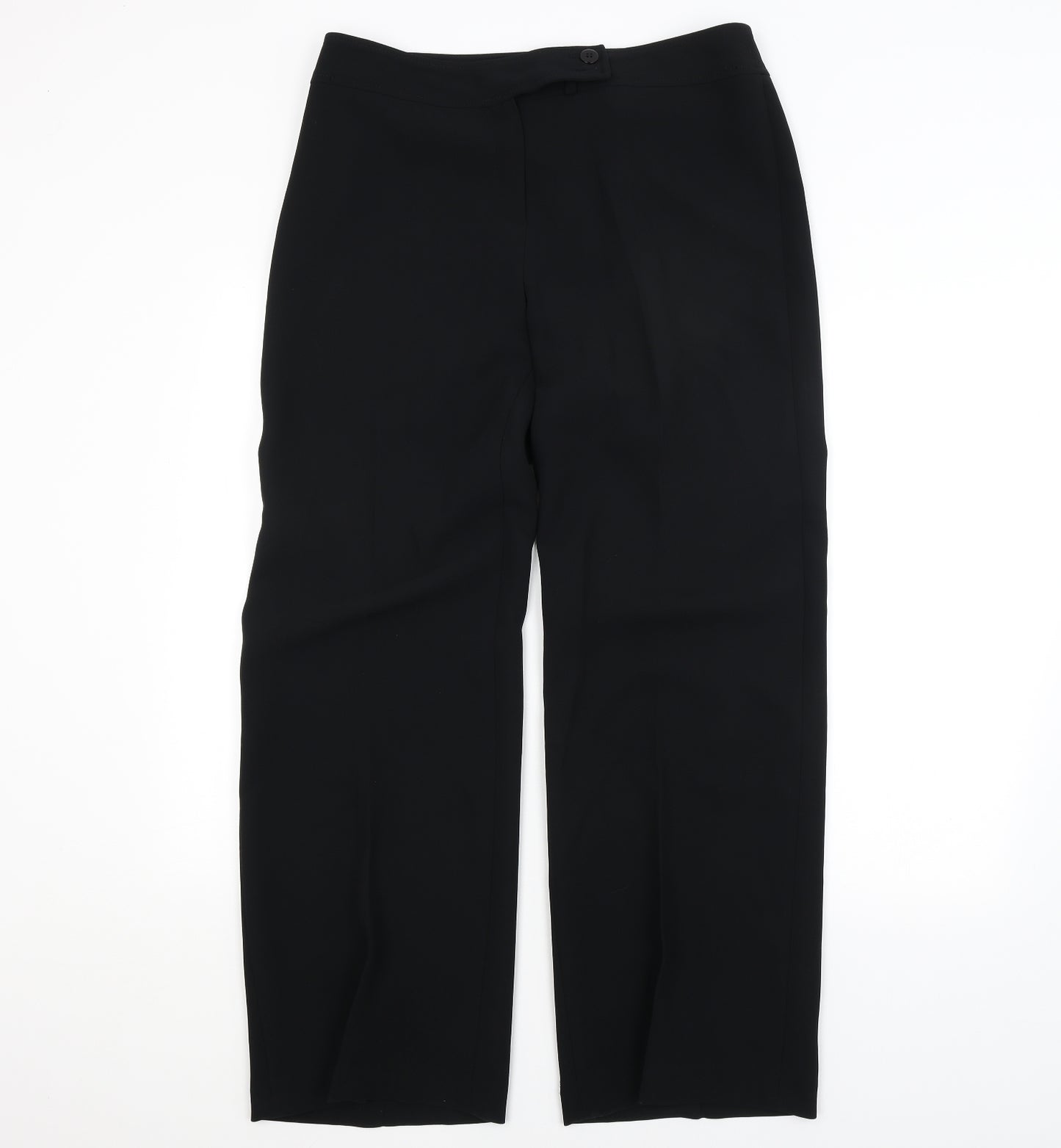 Dunnes Stores Womens Black   Trousers  Size 14 L28 in