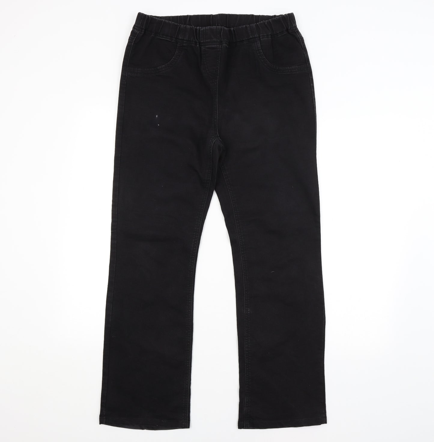 George Womens Black   Straight Jeans Size 16 L27 in
