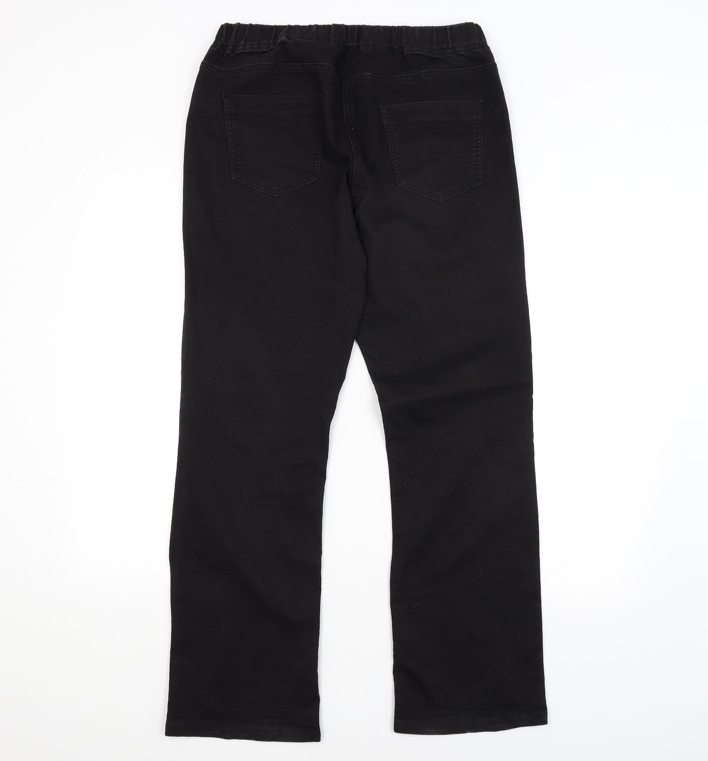 George Womens Black   Straight Jeans Size 16 L27 in