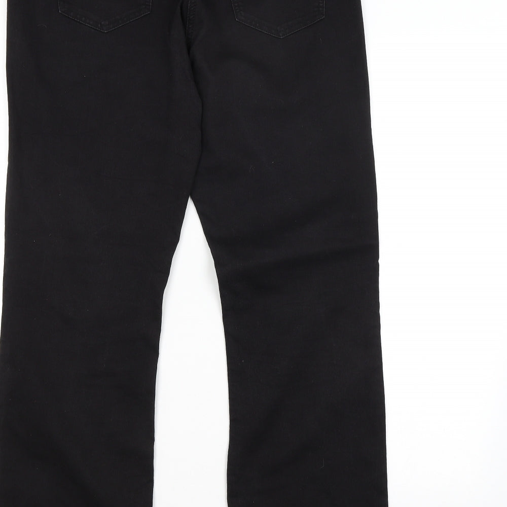 George Womens Black   Straight Jeans Size 16 L27 in