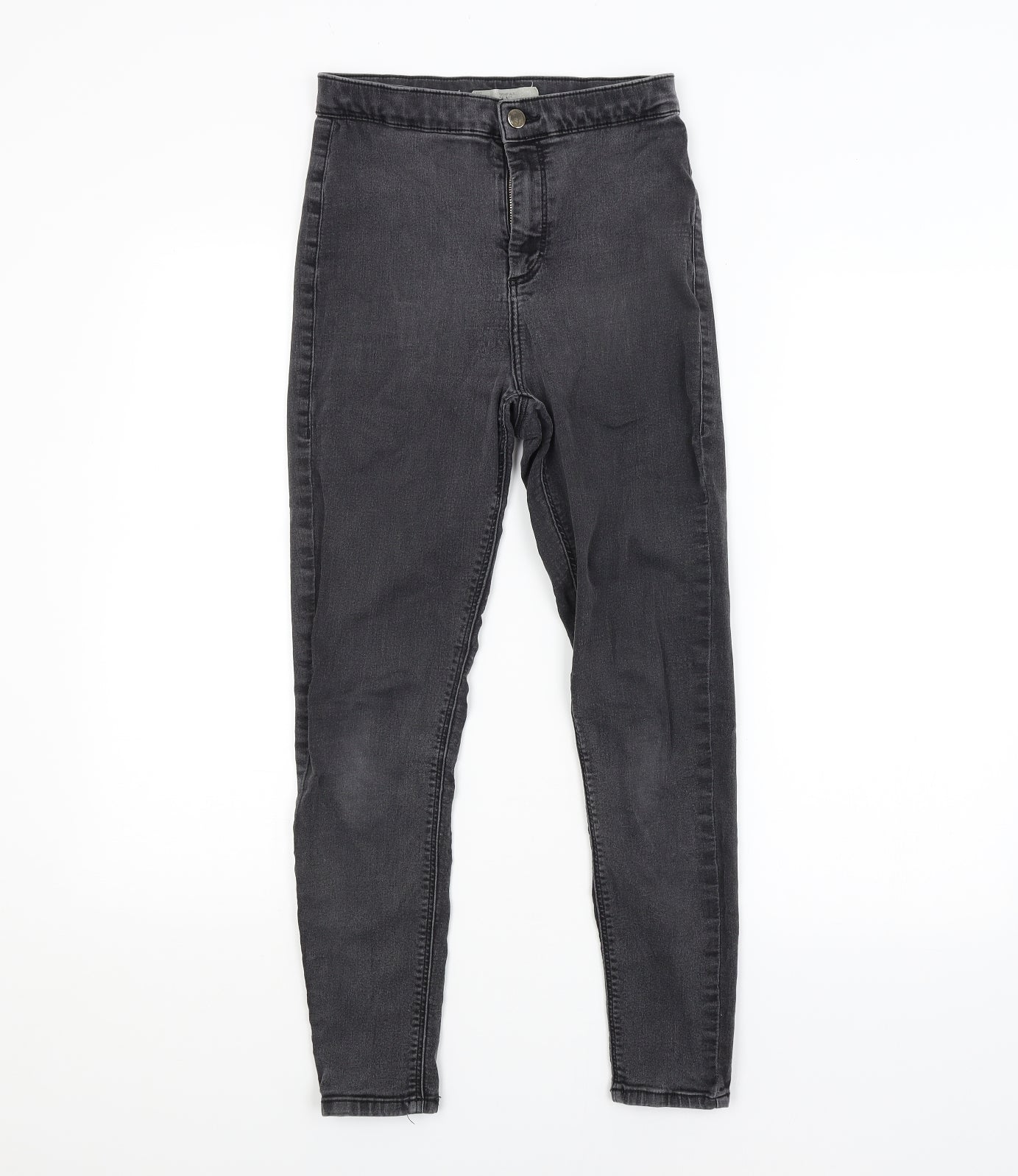 Topshop Womens Grey   Skinny Jeans Size 30 in L30 in