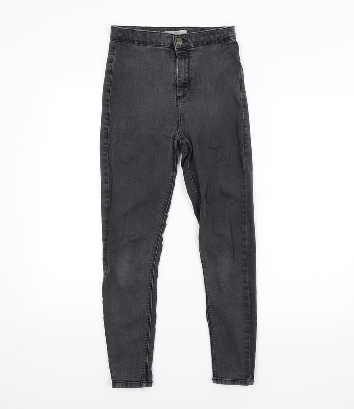 Topshop Womens Grey   Skinny Jeans Size 30 in L30 in