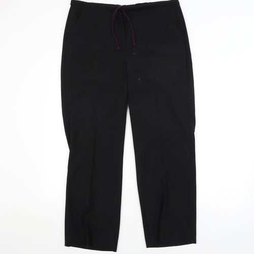 Maine Womens Black   Trousers  Size 12 L27 in
