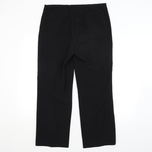 Maine Womens Black   Trousers  Size 12 L27 in