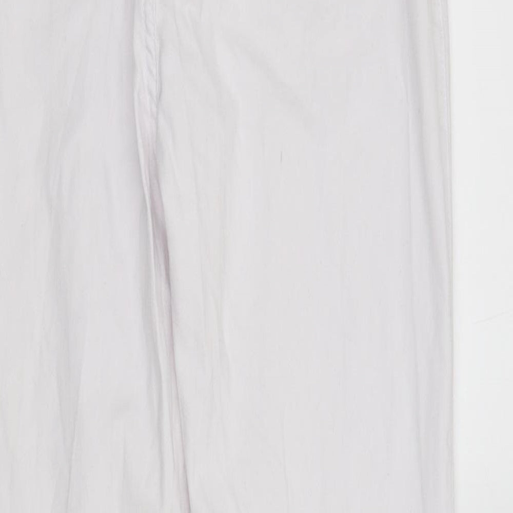 Fashion Nova Womens White   Straight Jeans Size 10 L30 in