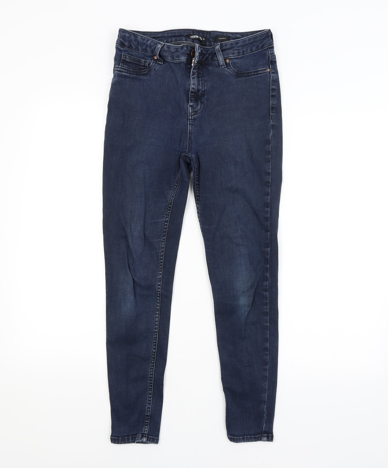 TU Womens Blue   Skinny Jeans Size 12 L25 in