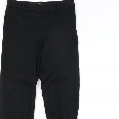 H&M Womens Black   Trousers  Size 6 L25 in
