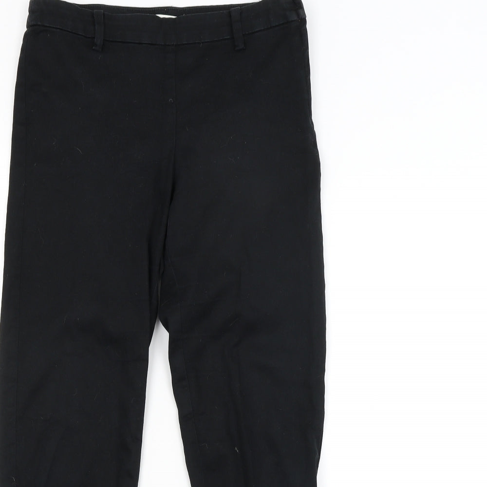H&M Womens Black   Trousers  Size 6 L25 in