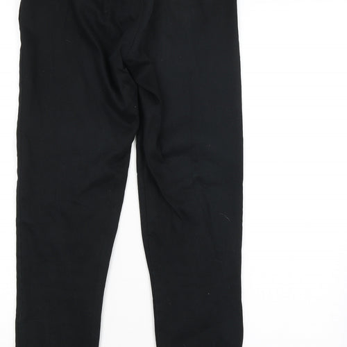 H&M Womens Black   Trousers  Size 6 L25 in