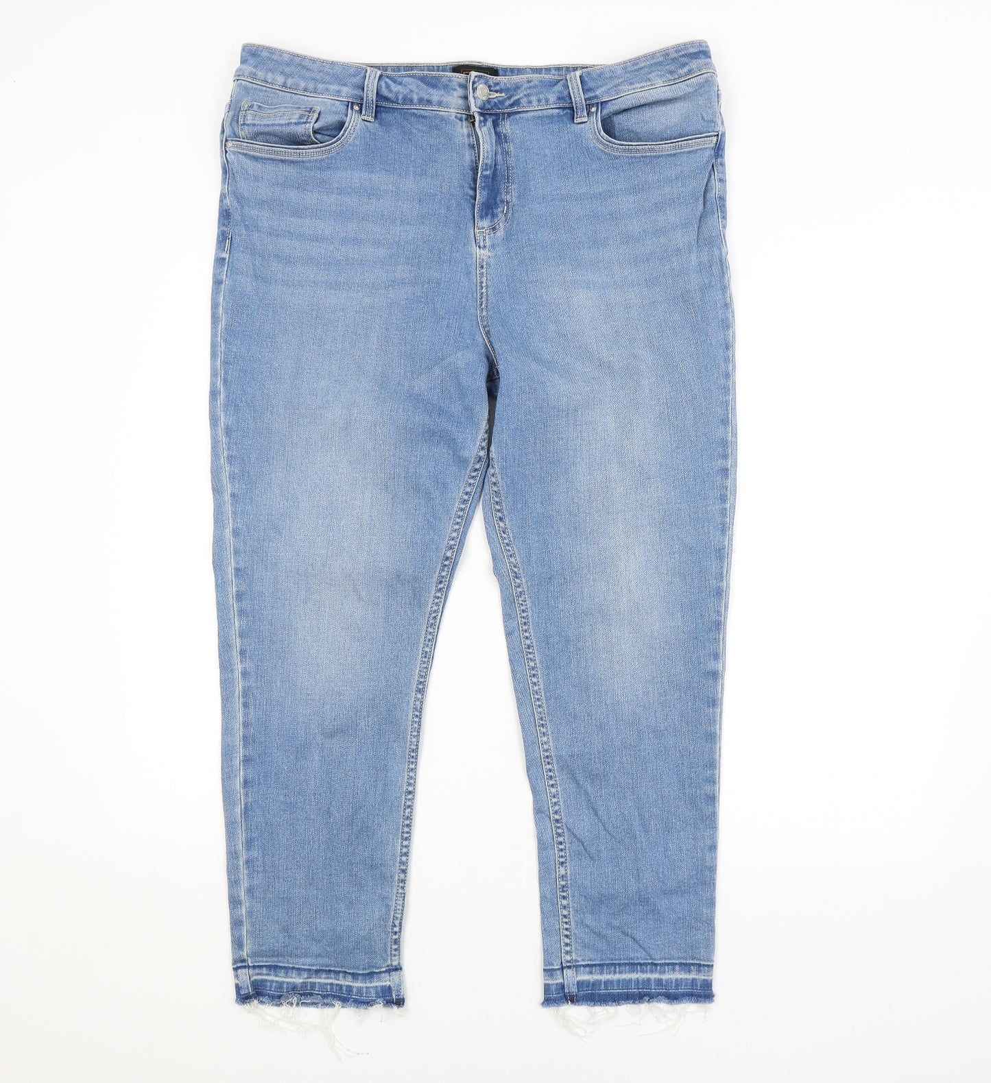 F&F Womens Blue   Straight Jeans Size 18 L26 in