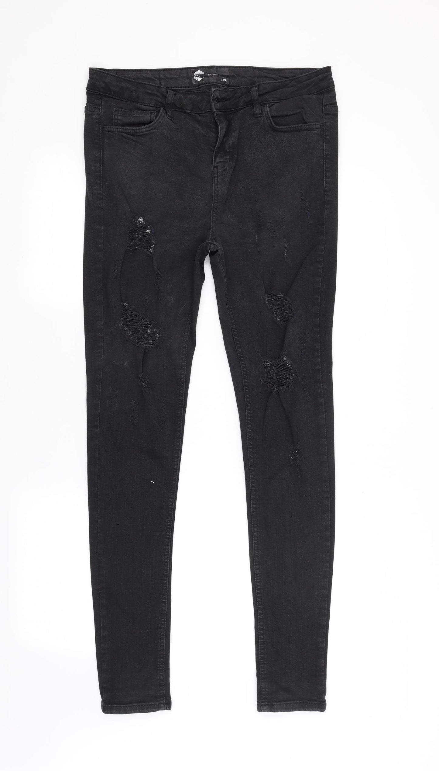 Preworn Womens Black   Skinny Jeans Size 32 in L30 in