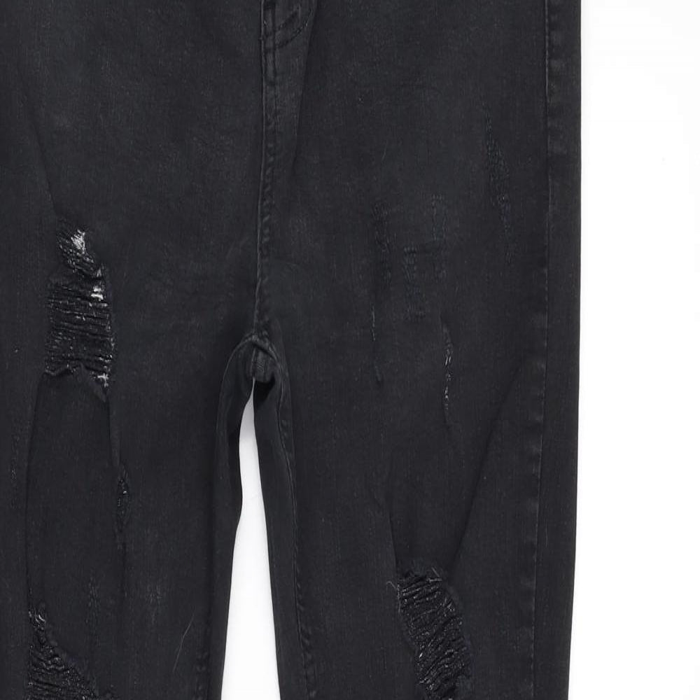 Preworn Womens Black   Skinny Jeans Size 32 in L30 in