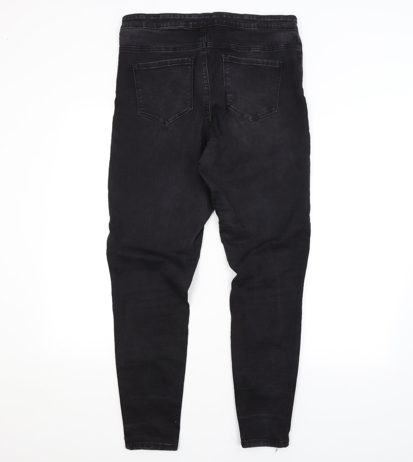 DENIM CO. Womens Black   Straight Jeans Size 16 L29 in