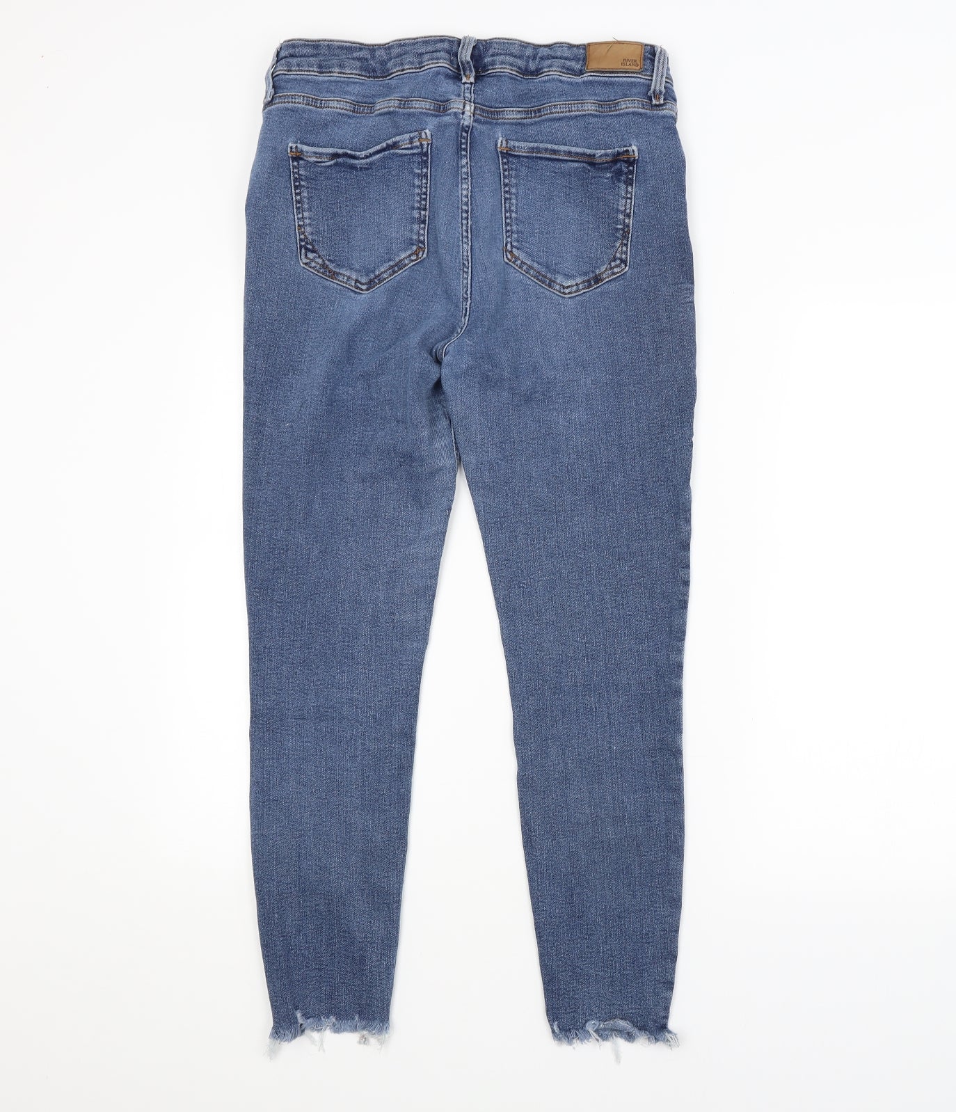 River Island Womens Blue   Straight Jeans Size 16 L26 in