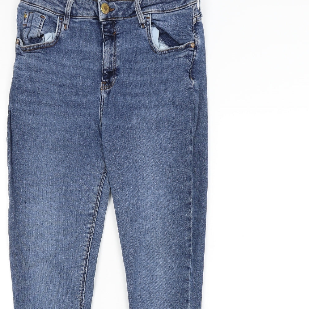 River Island Womens Blue   Straight Jeans Size 16 L26 in