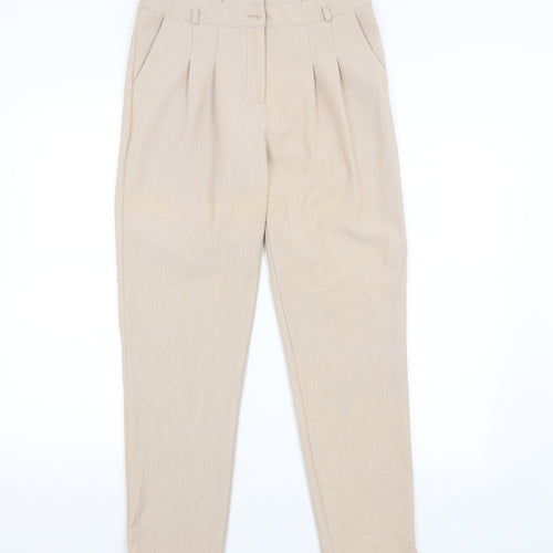 NIKKA Womens Beige   Trousers  Size 12 L27 in