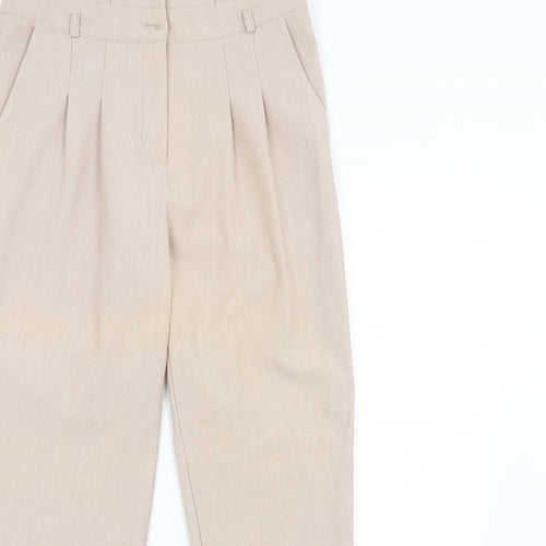 NIKKA Womens Beige   Trousers  Size 12 L27 in